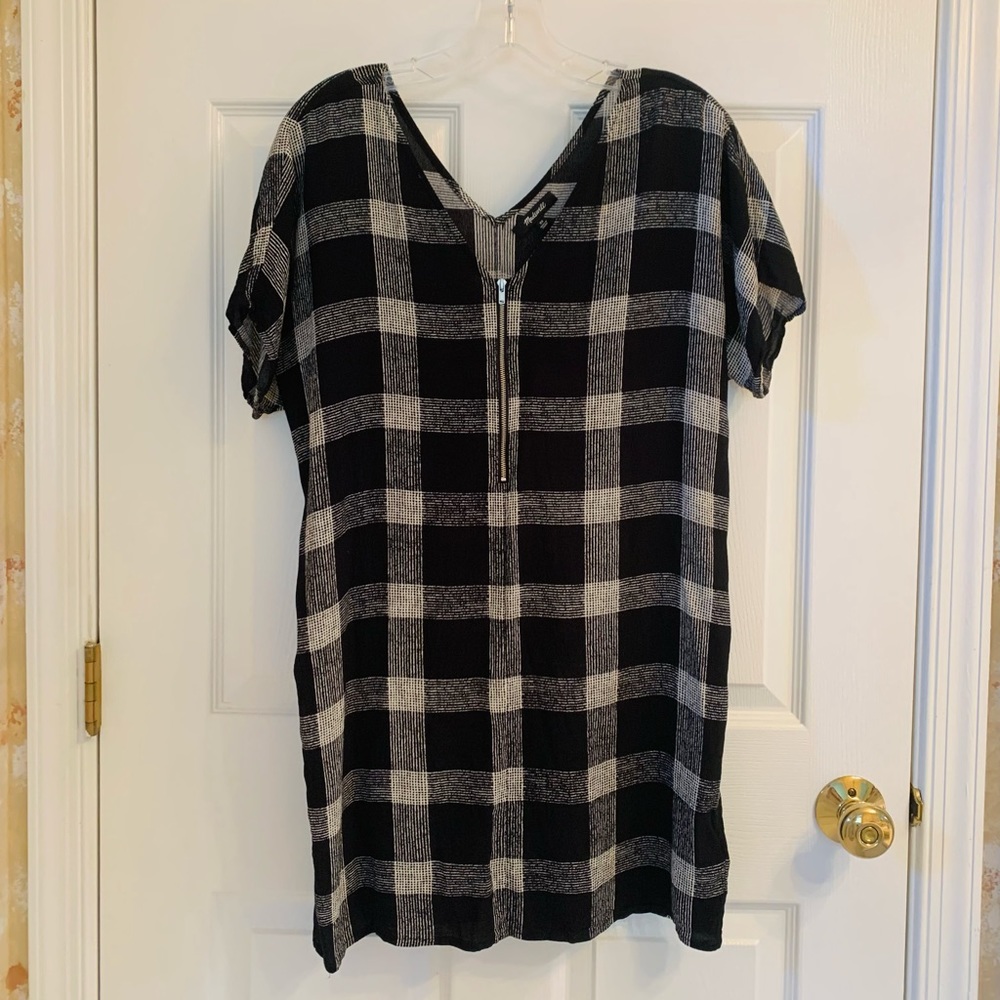 Madewell Plaid Shirtdress